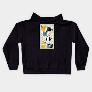 Paws & Polka: A Whiskered Waltz Kids Hoodie